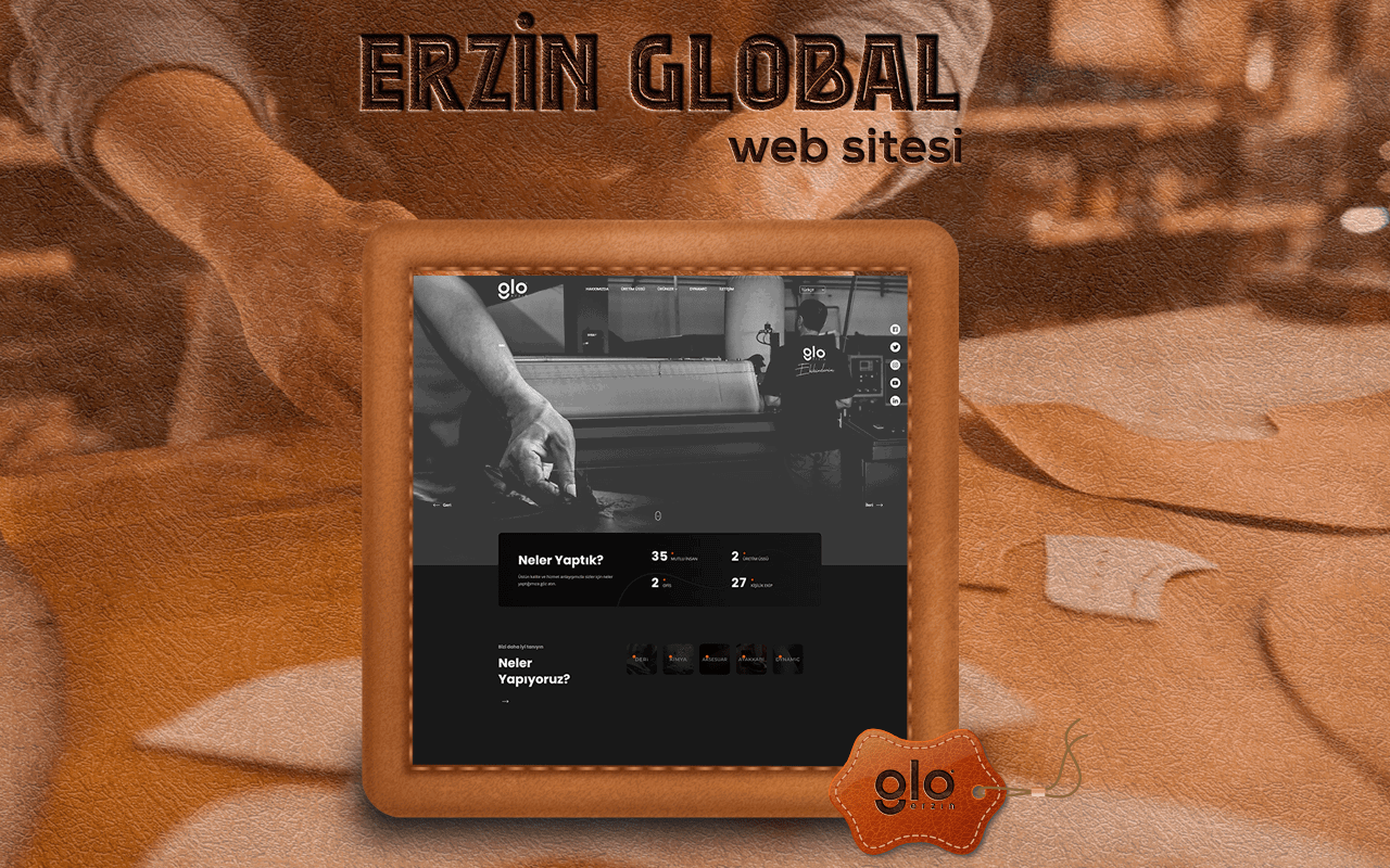 Glo Erzin Responsive Web Sitesi